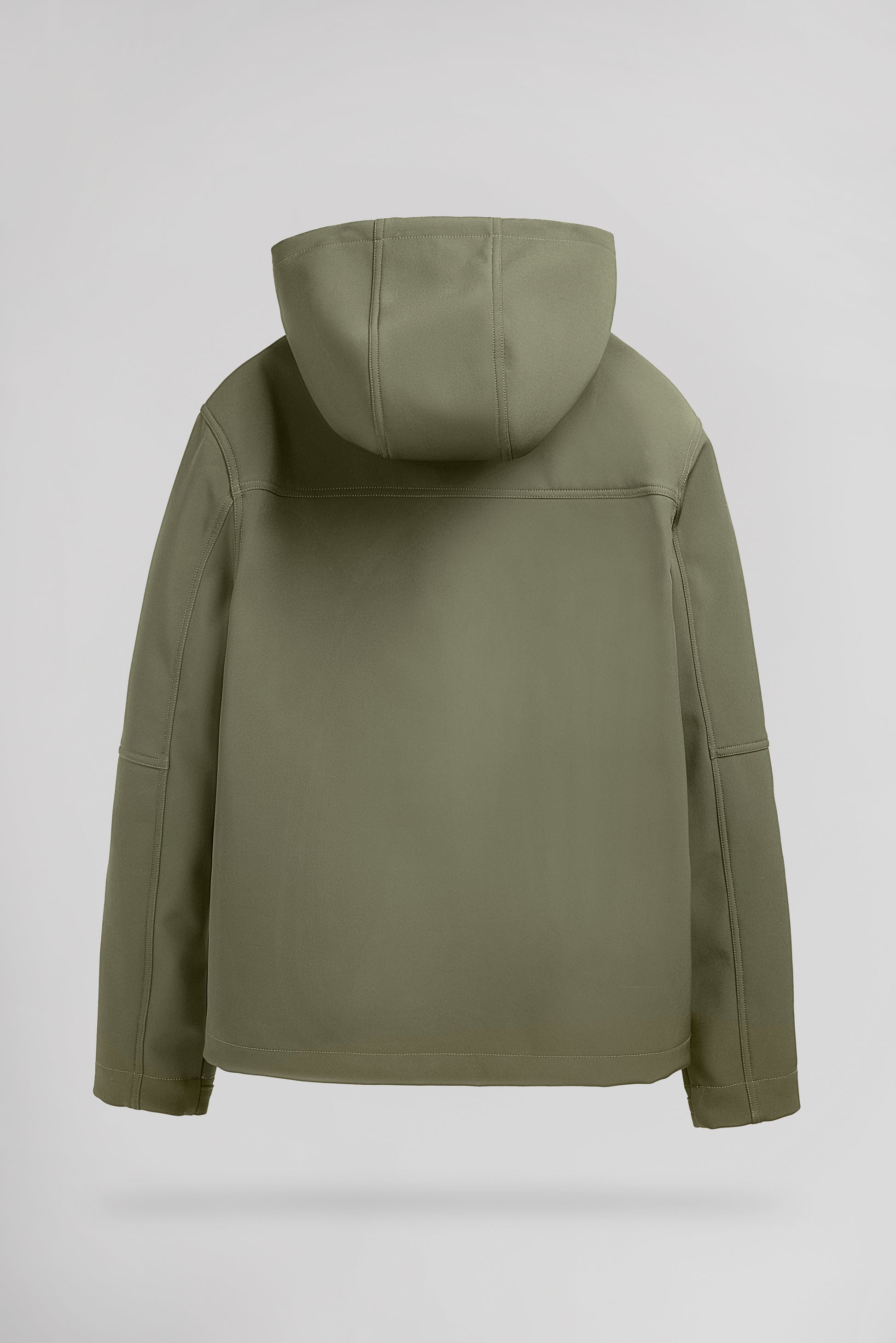 Blouson softshell zippé à capuche B-RENZO DUSTY KAKI - Teddy Smith