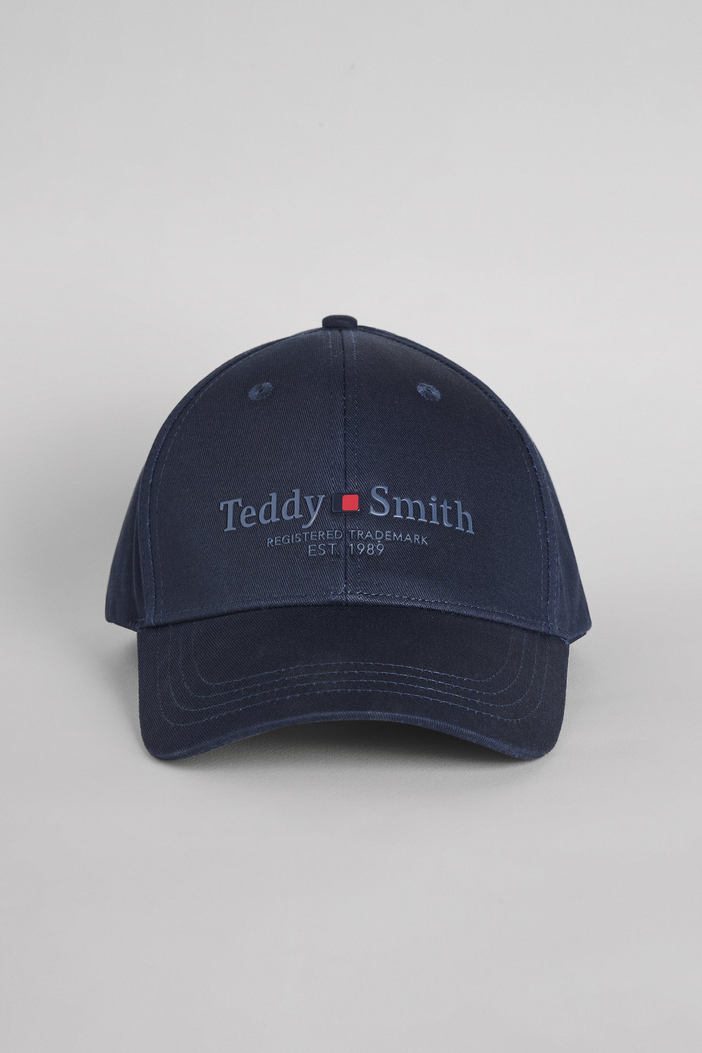 Casquette en coton visière contrastée C-JIM TOTAL NAVY - Teddy Smith