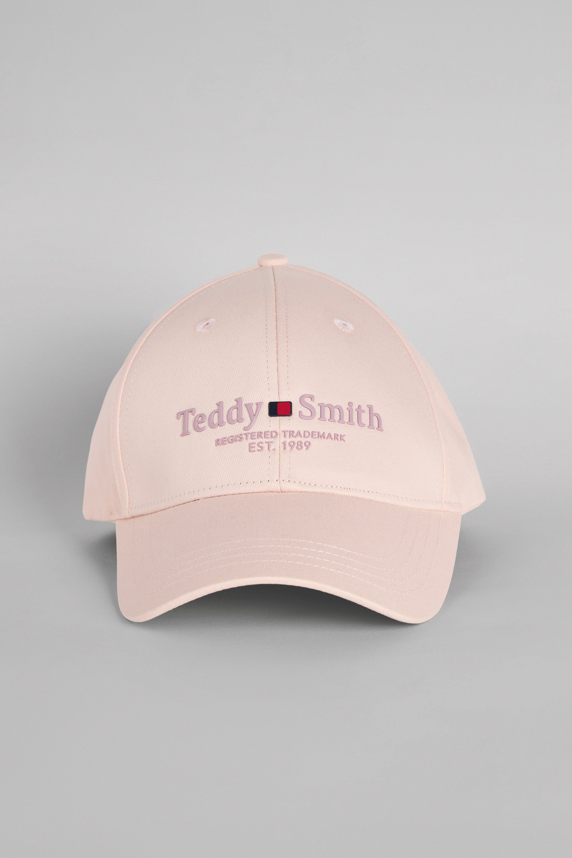 Casquette en coton visière contrastée C-JIM ROSE PASTEL - Teddy Smith