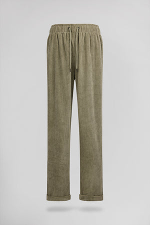 Pantalon en velours TEDDY VELOURS BLEACH KAKI