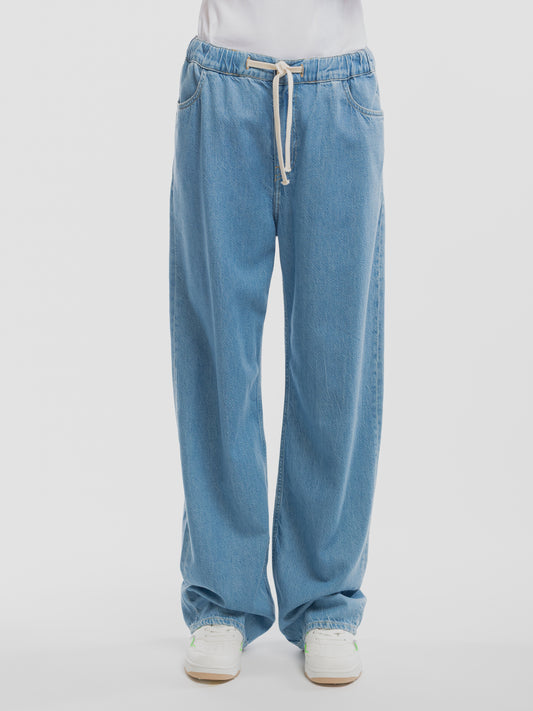 Achat Pantalon P-LILY USED FRIPP / INDIGO CLAIR - Teddy Smith
