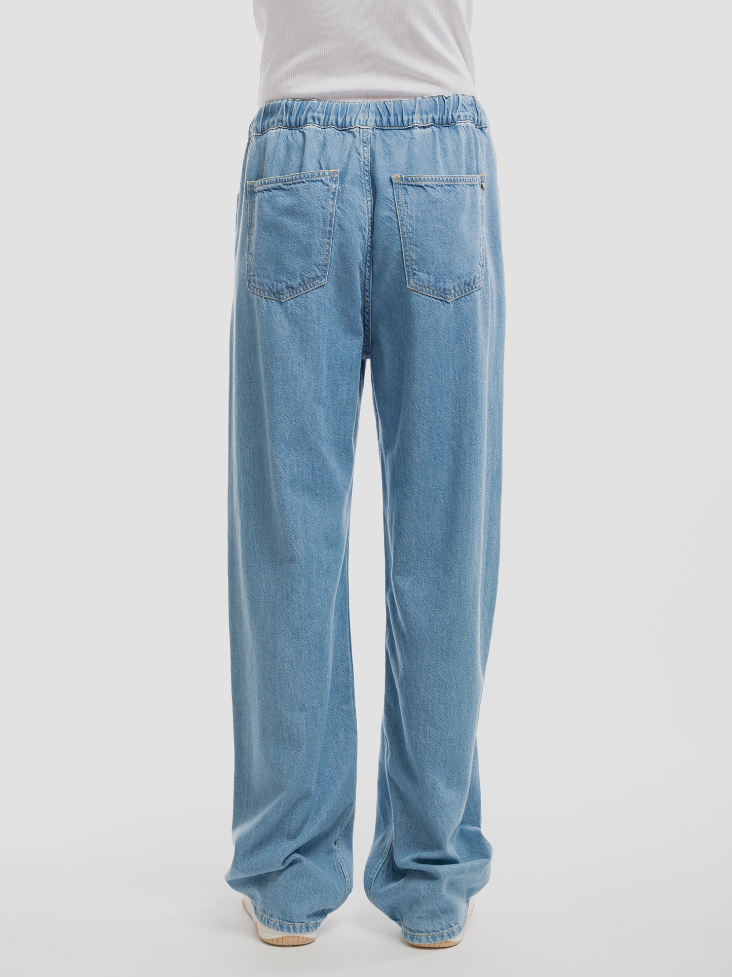 Pantalon P-LILY USED FRIPP / INDIGO CLAIR - Teddy Smith