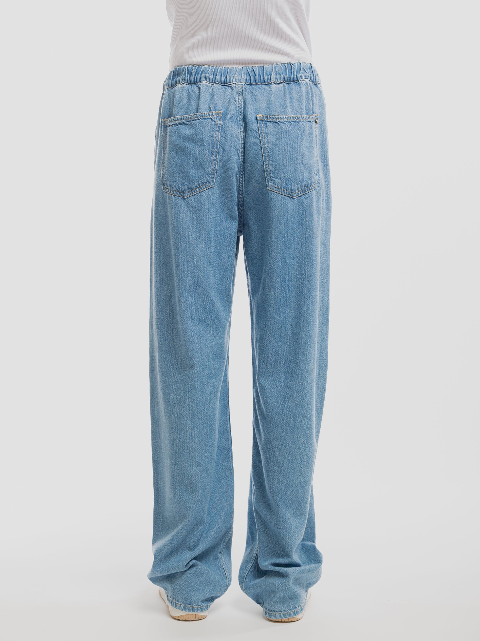Pantalon P-LILY USED FRIPP / INDIGO CLAIR - Teddy Smith
