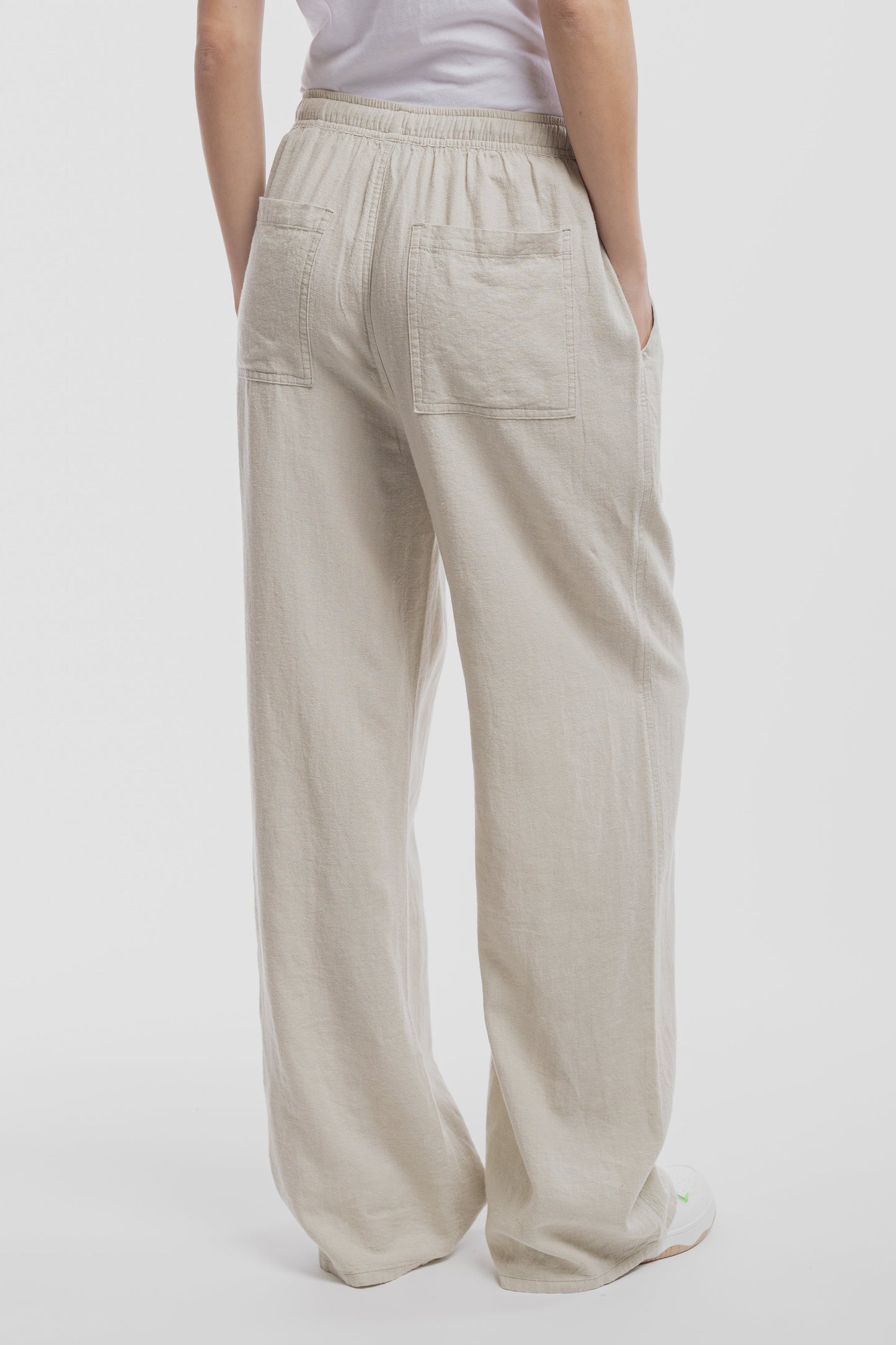 Pantalon P-JOAN WIDE SOFT GREGE - Teddy Smith