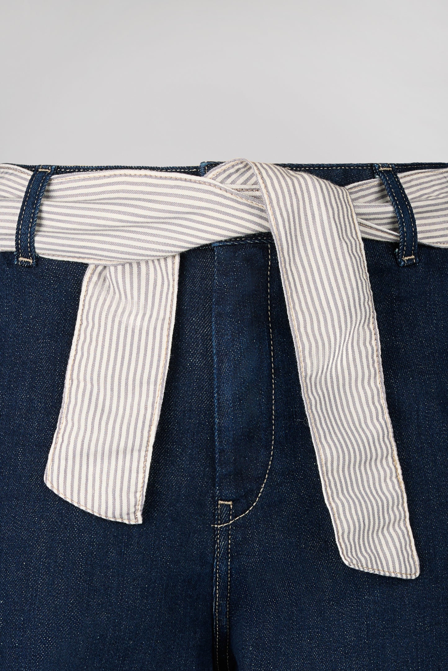 Jean P-LOUISA CROPPE DARK BLUE - Teddy Smith