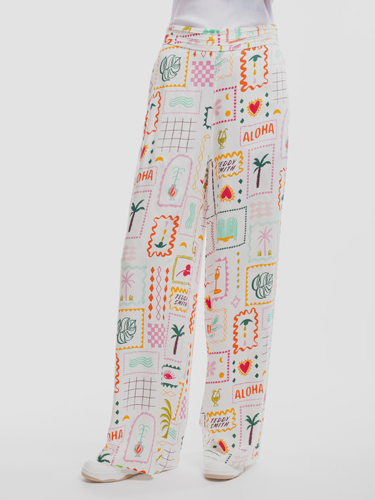 Achat Pantalon P-ALEX MIDDLE WHITE - Teddy Smith