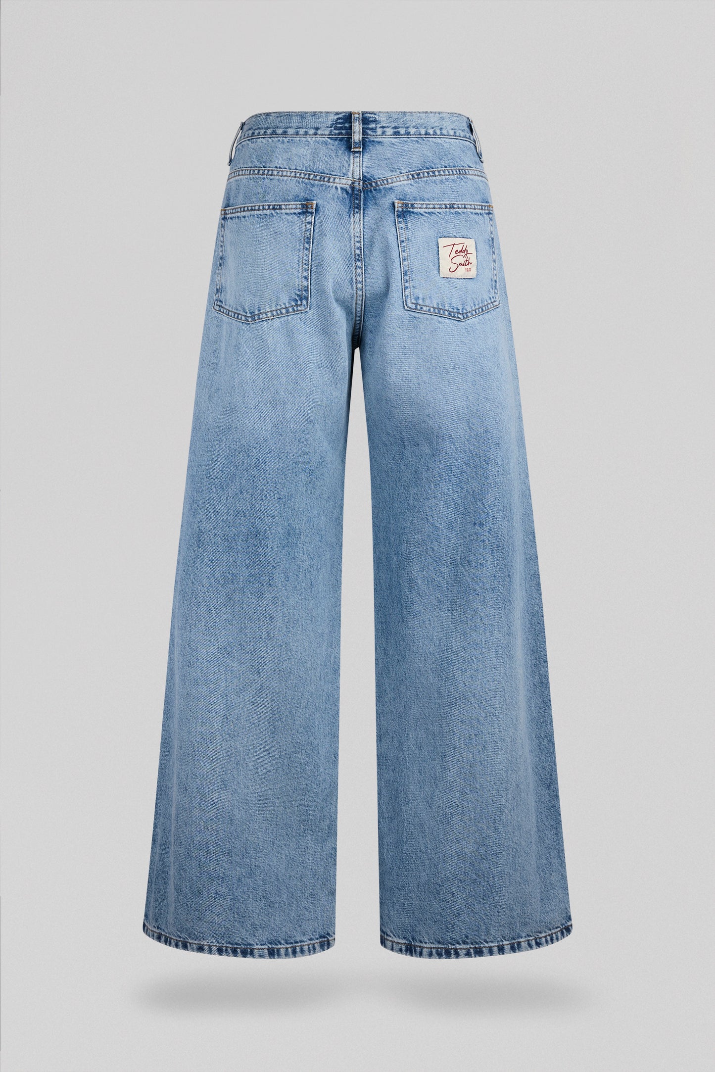 Jean denim P-JOSEFA WIDE FRIPP/INDIGO - Teddy Smith