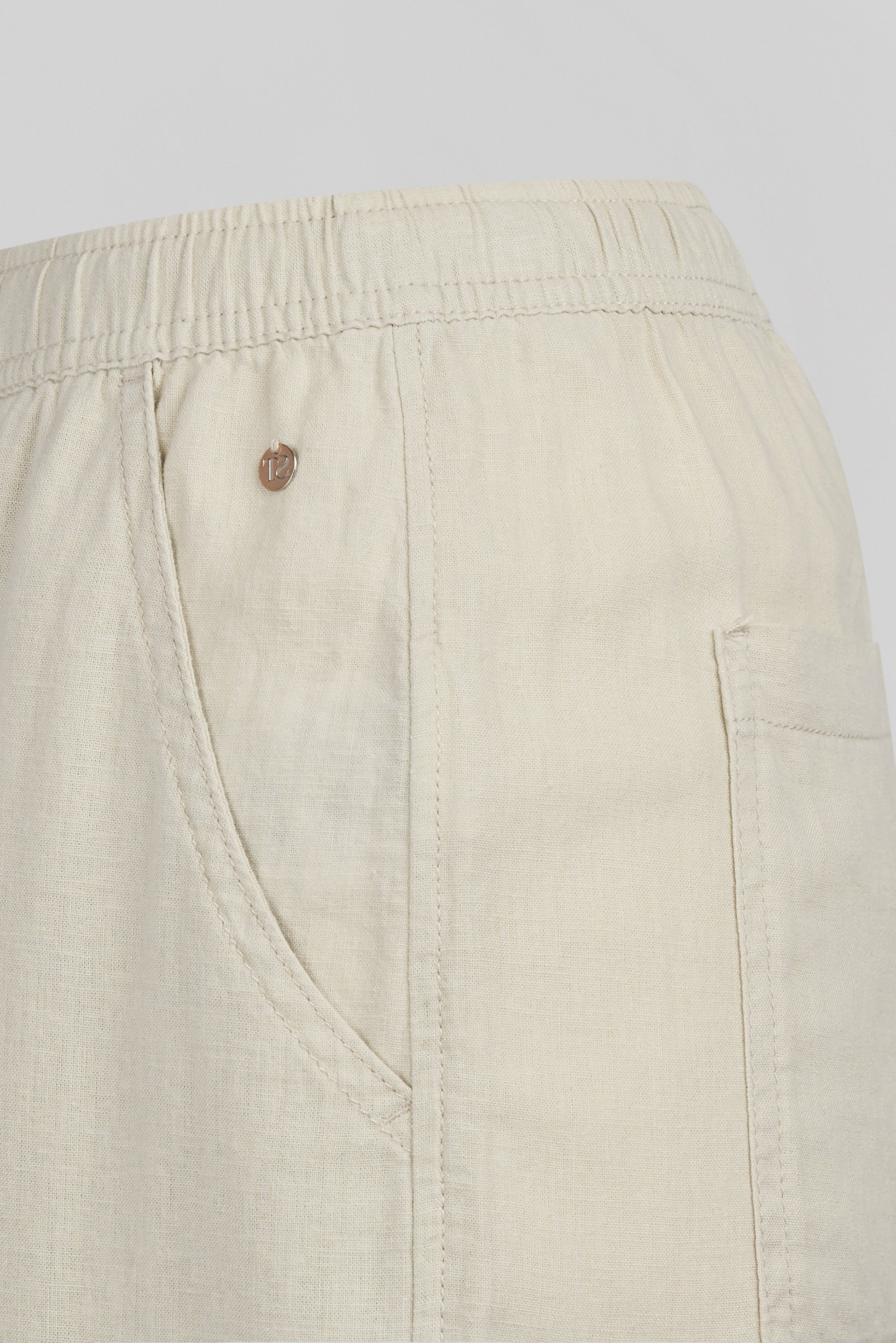 Short décontracté S-JETT SH LINEN SOFT GREGE - Teddy Smith