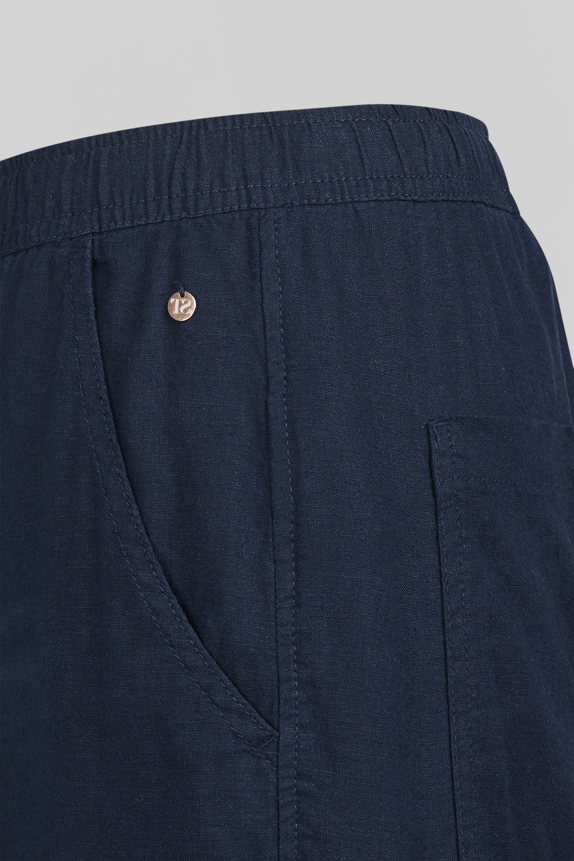 Short décontracté S-JETT SH LINEN TOTAL NAVY - Teddy Smith