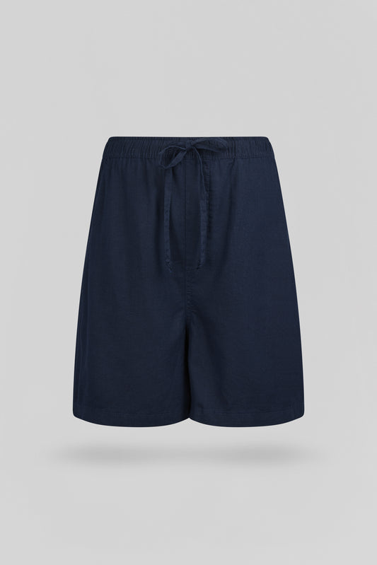 Achat Short décontracté S-JETT SH LINEN TOTAL NAVY - Teddy Smith