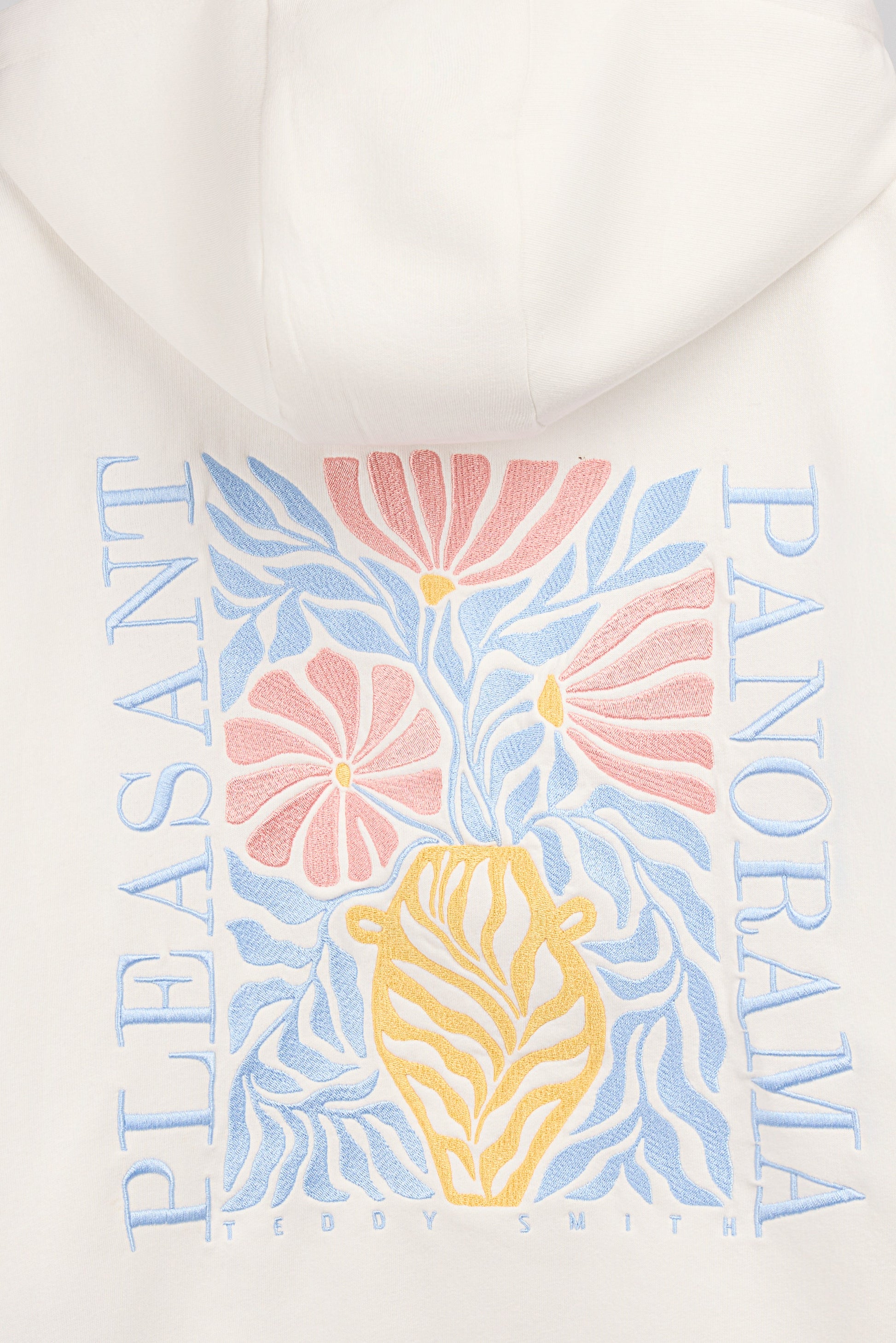 Sweat S-FLORALIA MIDDLE WHITE - Teddy Smith