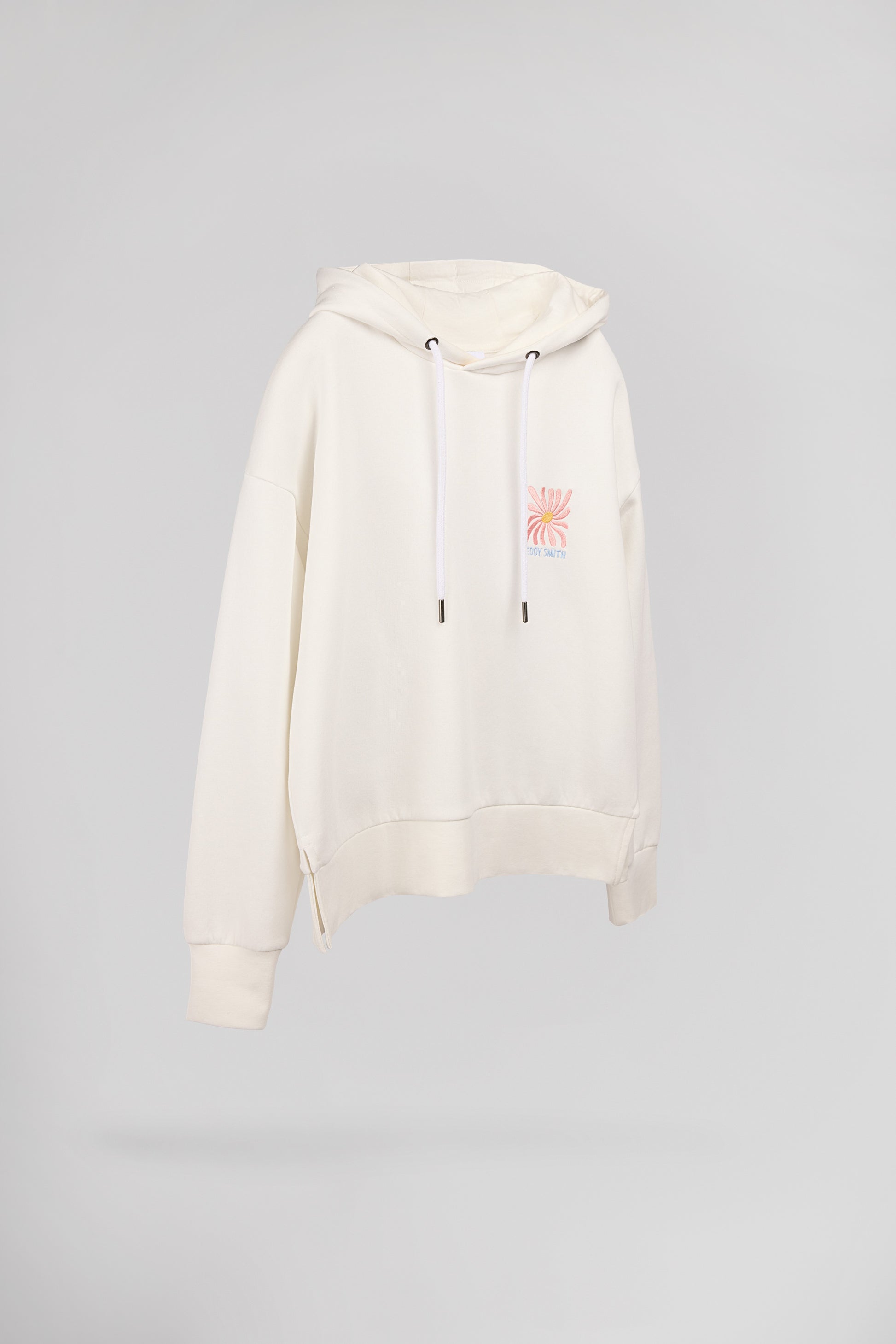 Sweat S-FLORALIA MIDDLE WHITE - Teddy Smith