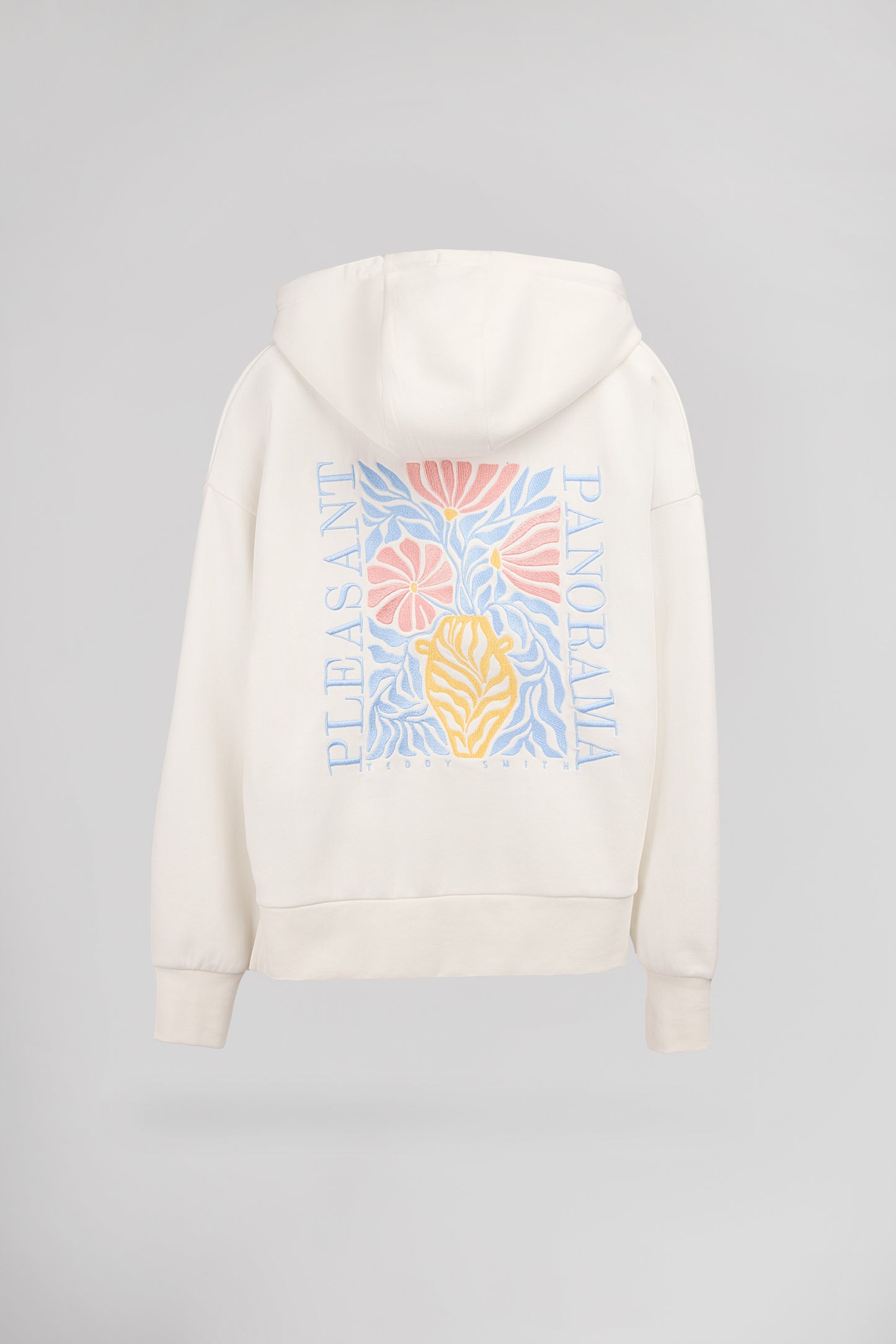 Sweat S-FLORALIA MIDDLE WHITE - Teddy Smith