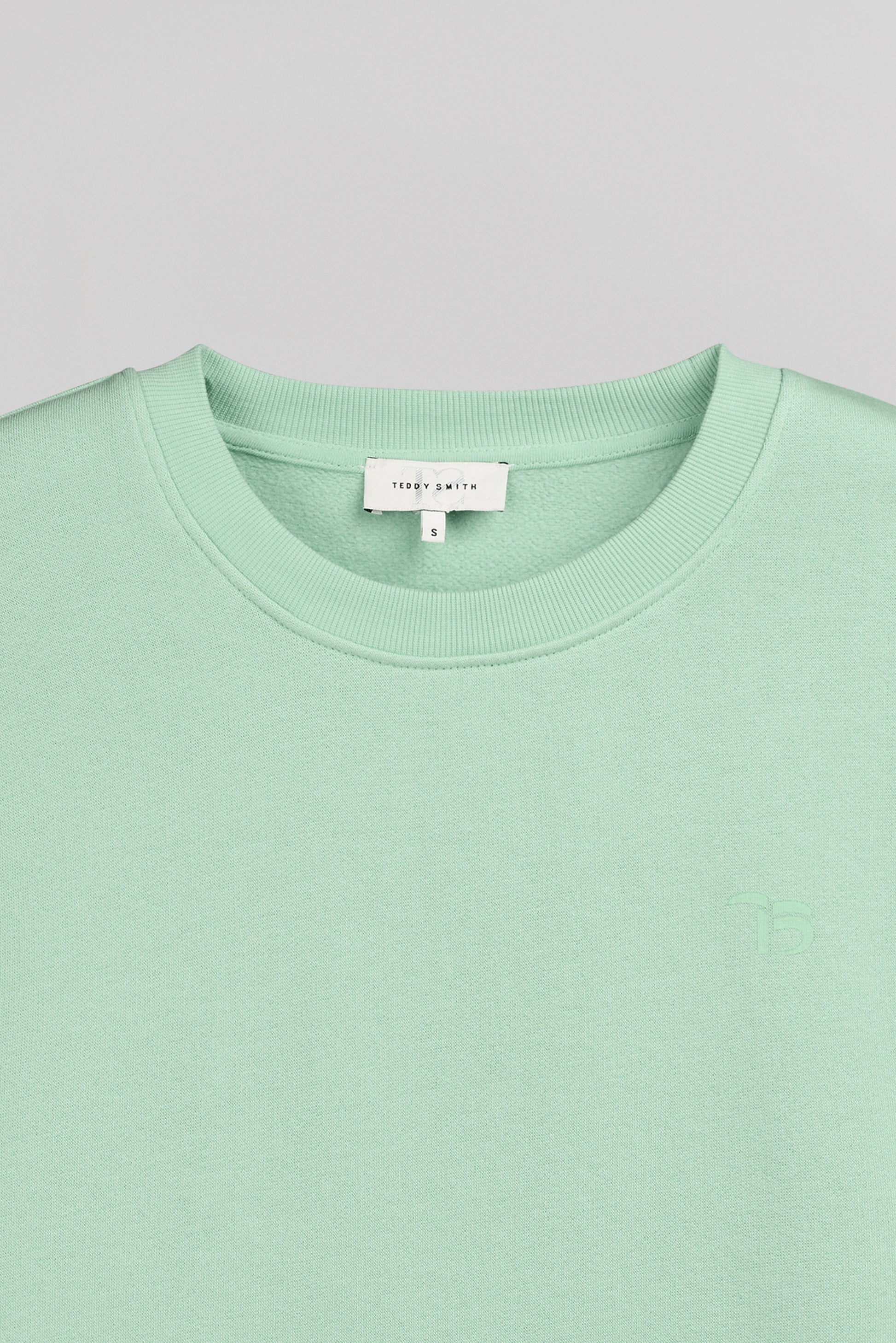 Sweat confort S-LUCILE VERT MENTHE - Teddy Smith