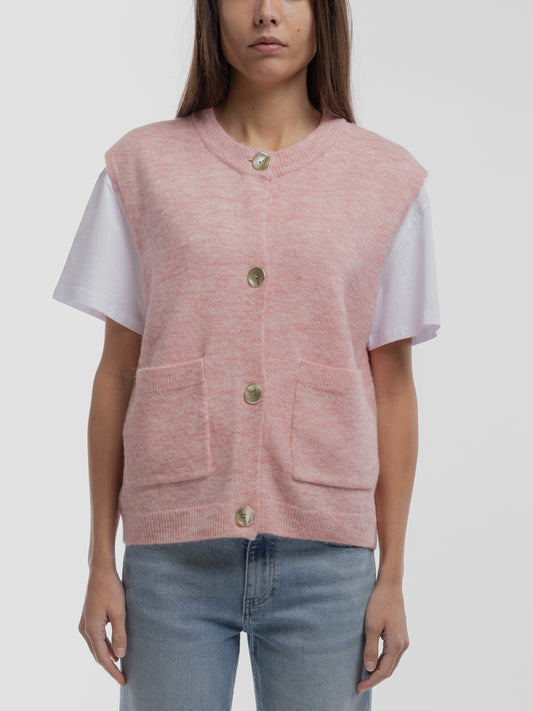 Achat Gilet G-HAZEL VIEUX ROSE - Teddy Smith