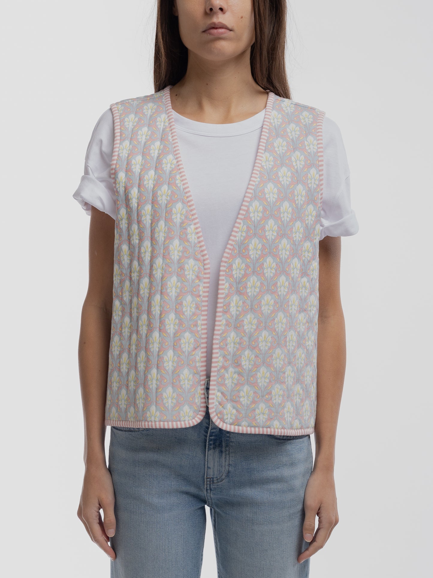 Gilet G-FIONA VIEUX ROSE - Teddy Smith