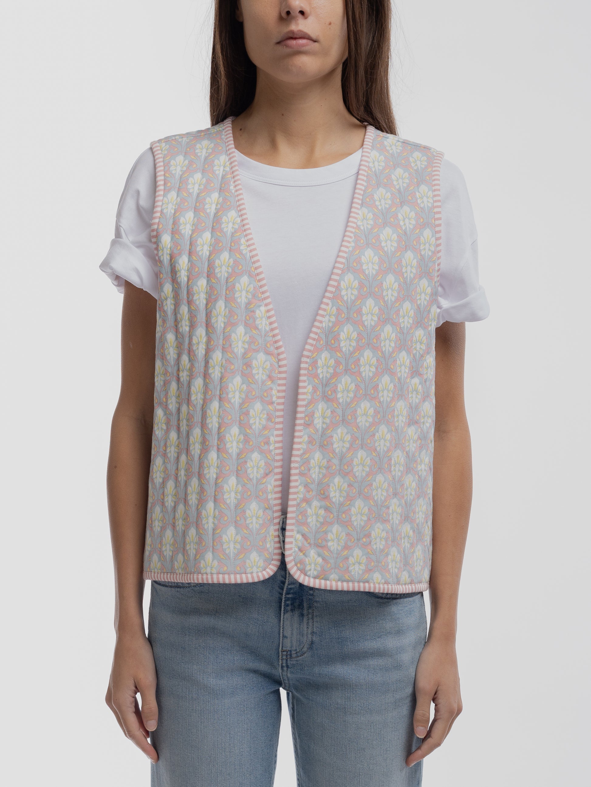 Gilet G-FIONA VIEUX ROSE - Teddy Smith