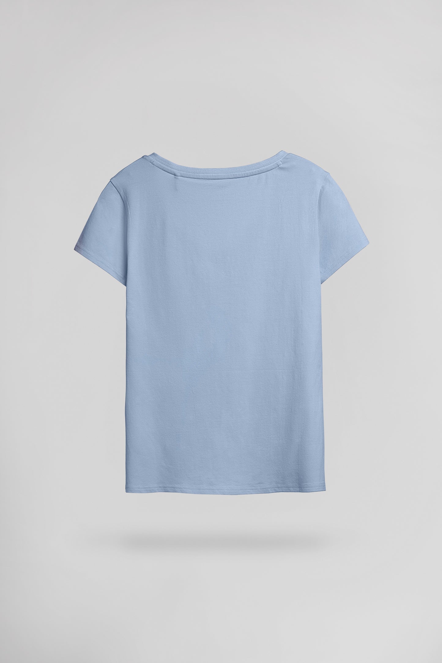 T-shirt col V T-MIA MC BLEU NUAGEUX - Teddy Smith