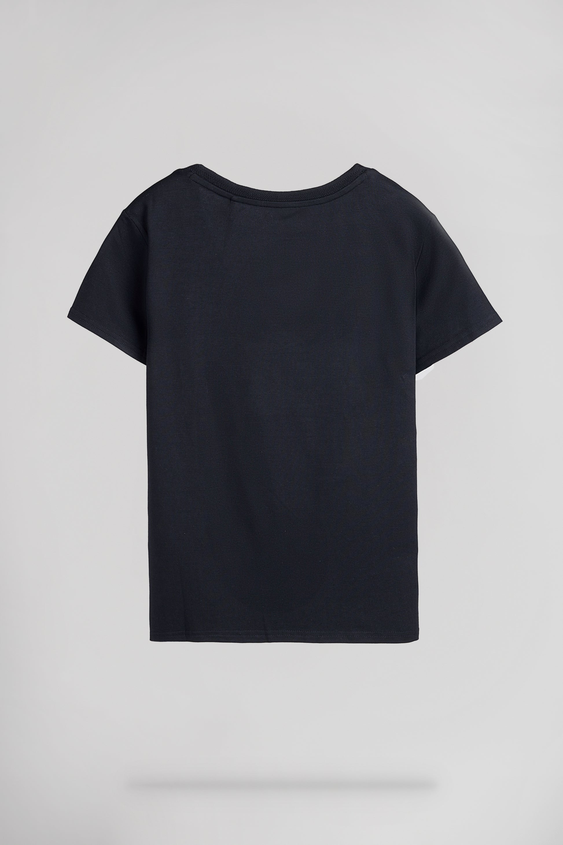 T-shirt col V T-MIA MC DARK NAVY - Teddy Smith