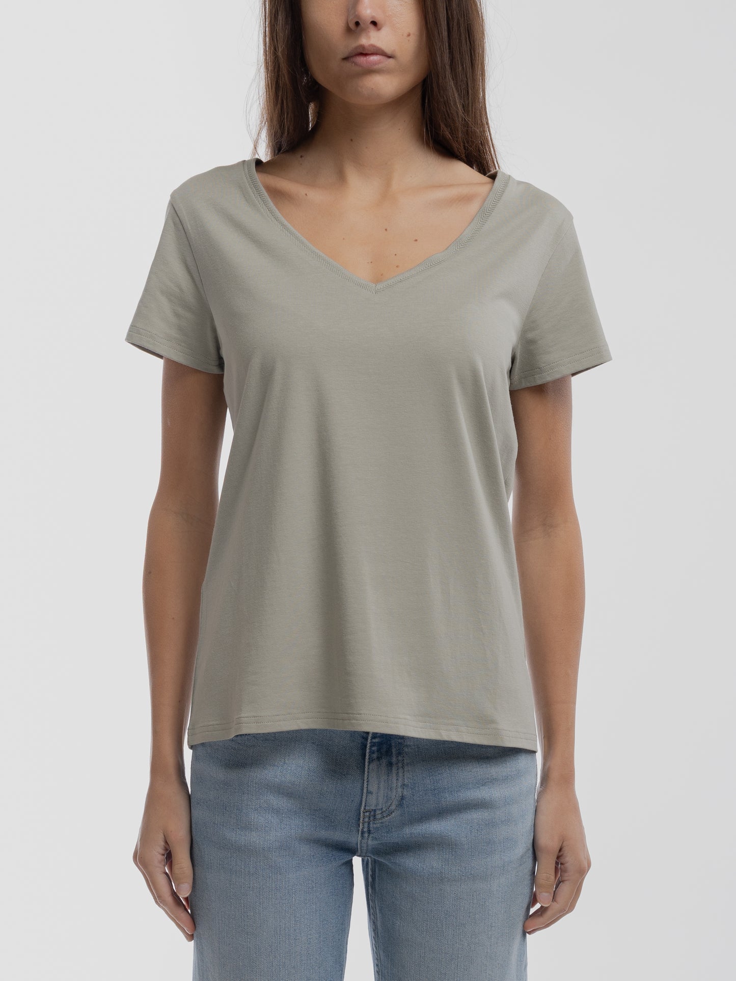 T-shirt T-MIA MC BLEACH KAKI - Teddy Smith