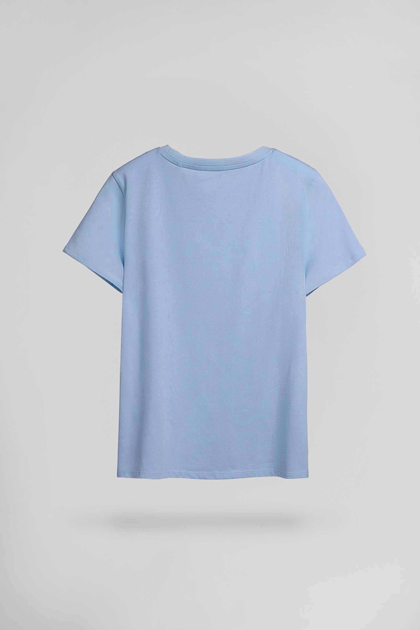 T-shirt col rond T-RIBELLE MC BLEU NUAGEUX - Teddy Smith