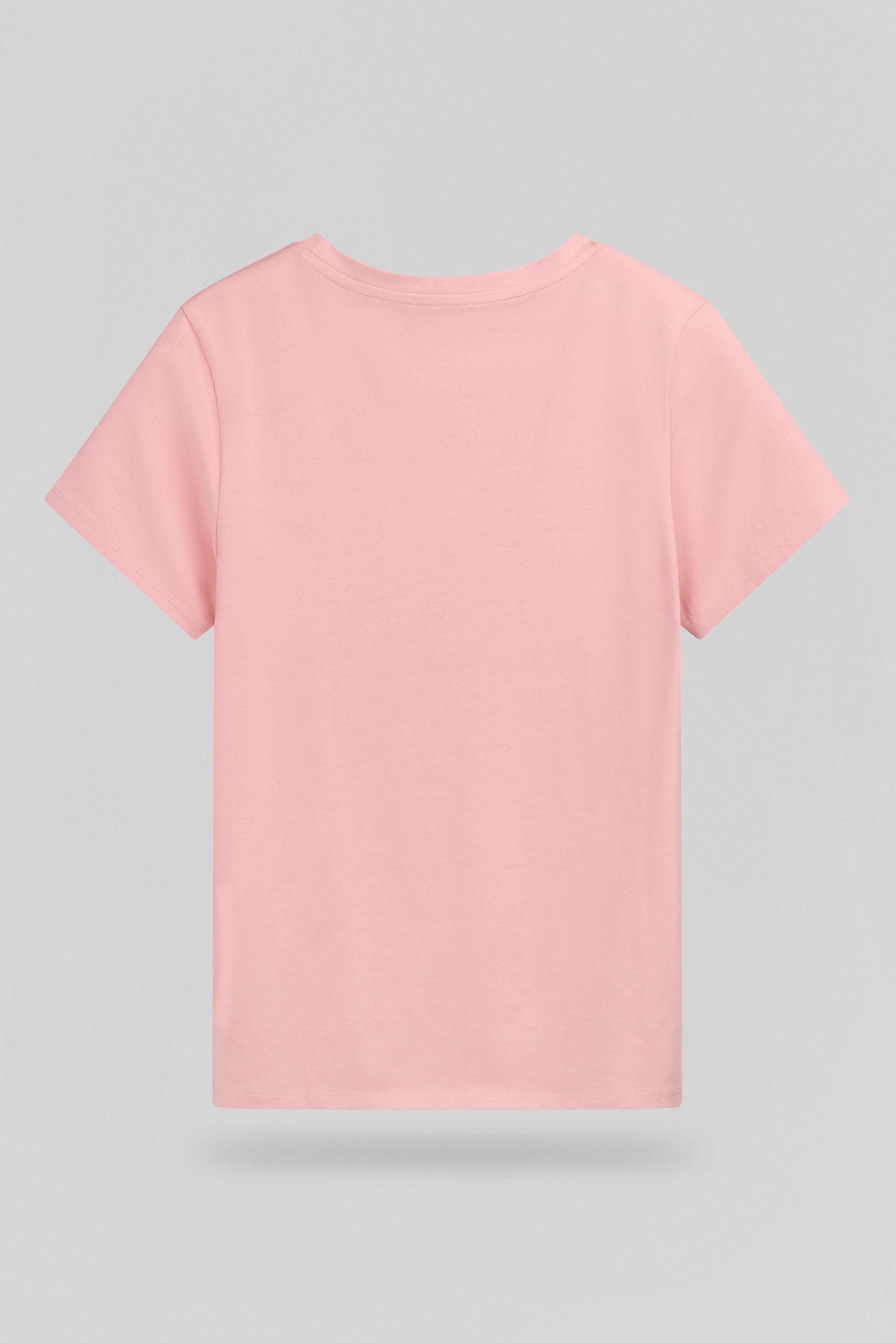 T-shirt col rond T-RIBELLE MC VIEUX ROSE - Teddy Smith