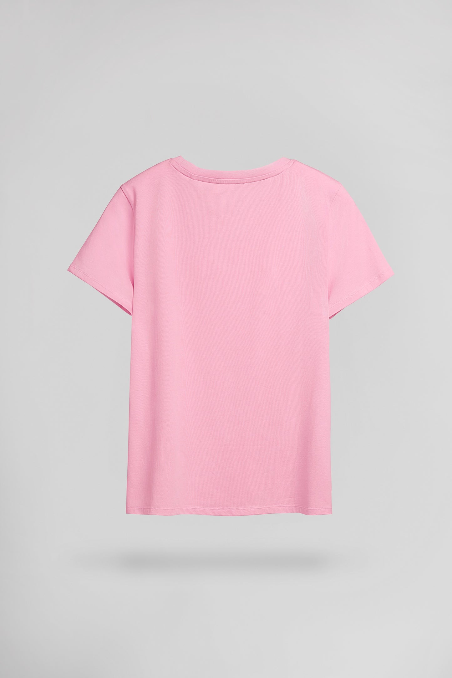T-shirt col rond T-RIBELLE MC ROSE BONBON - Teddy Smith