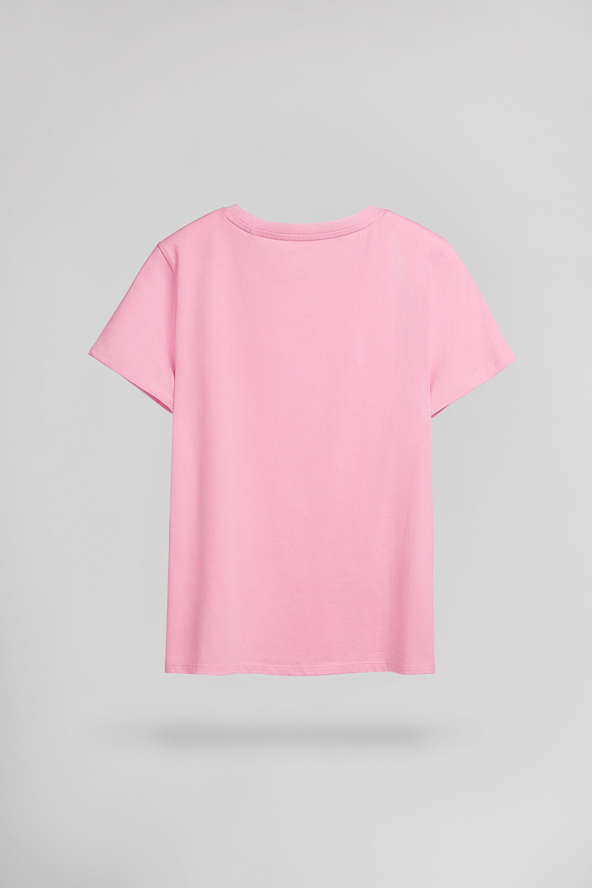 T-shirt col rond T-RIBELLE MC ROSE BONBON - Teddy Smith