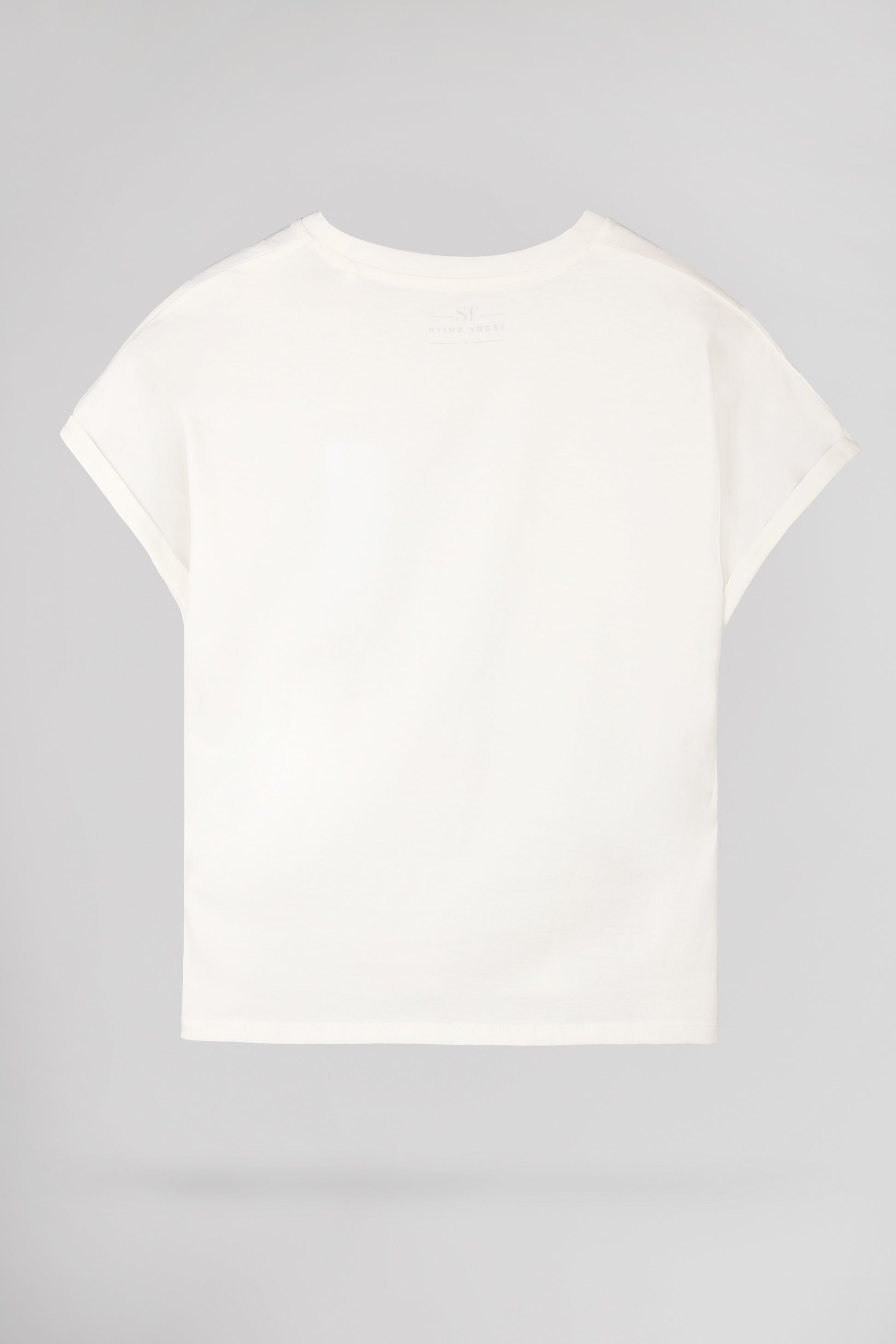 T-shirt T-ITALIA MC MIDDLE WHITE - Teddy Smith