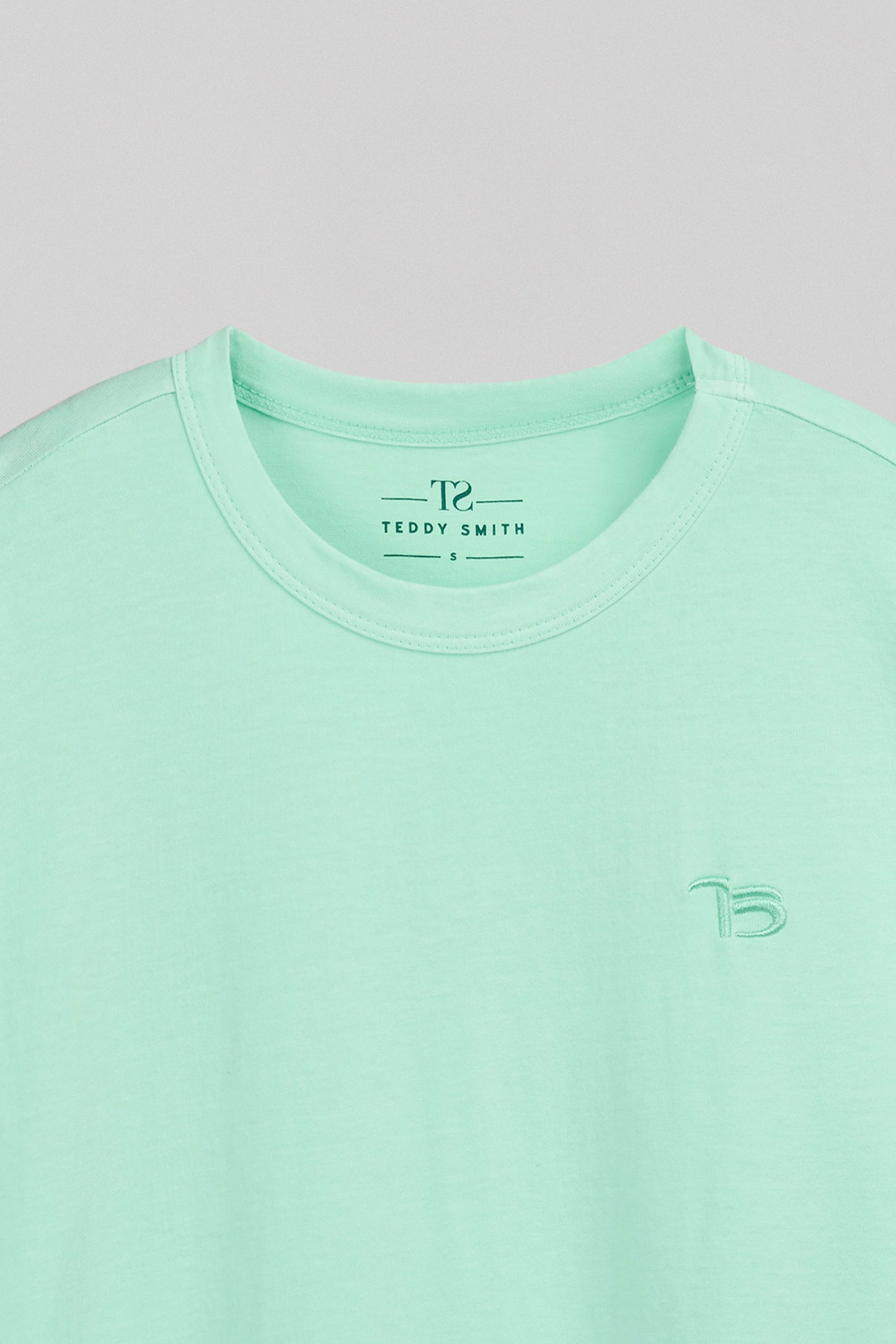 T-shirt col rond T-LAVA MC VERT MENTHE - Teddy Smith