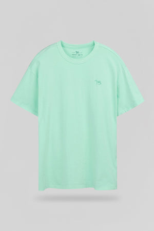 T-shirt col rond T-LAVA MC VERT MENTHE - Teddy Smith