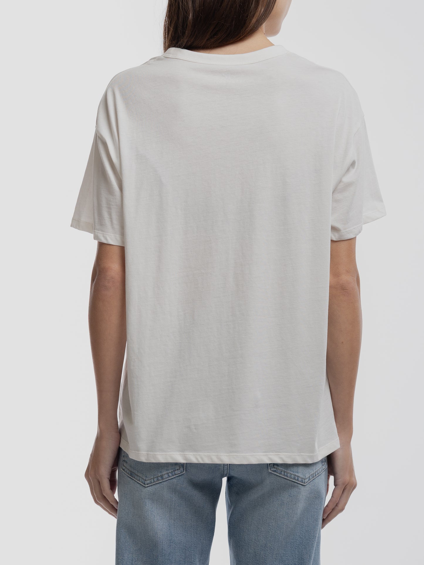 T-shirt T-POSITANO MC MIDDLE WHITE - Teddy Smith