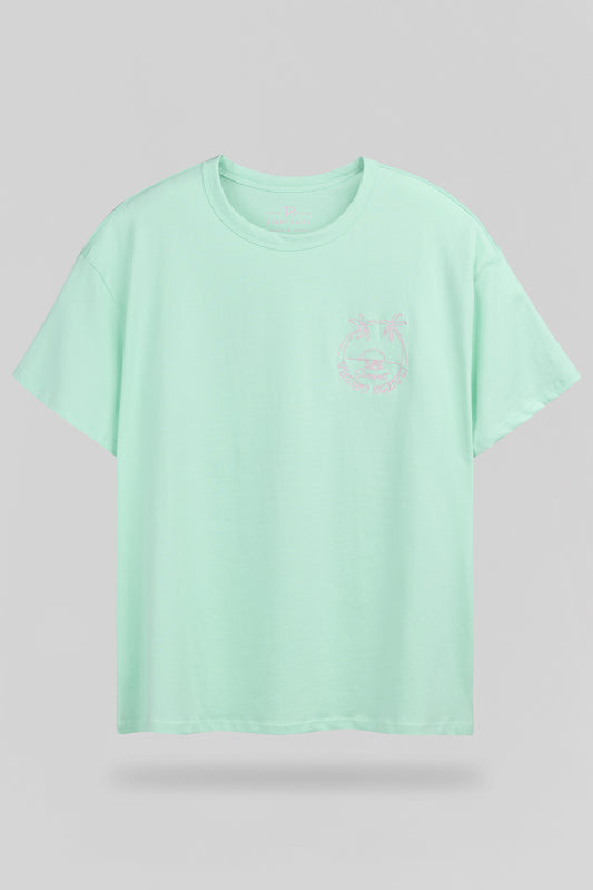 Achat T-shirt oversize T-SURF MC VERT MENTHE - Teddy Smith