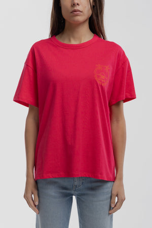 T-shirt T-SURF MC ROSE FUSHIA - Teddy Smith