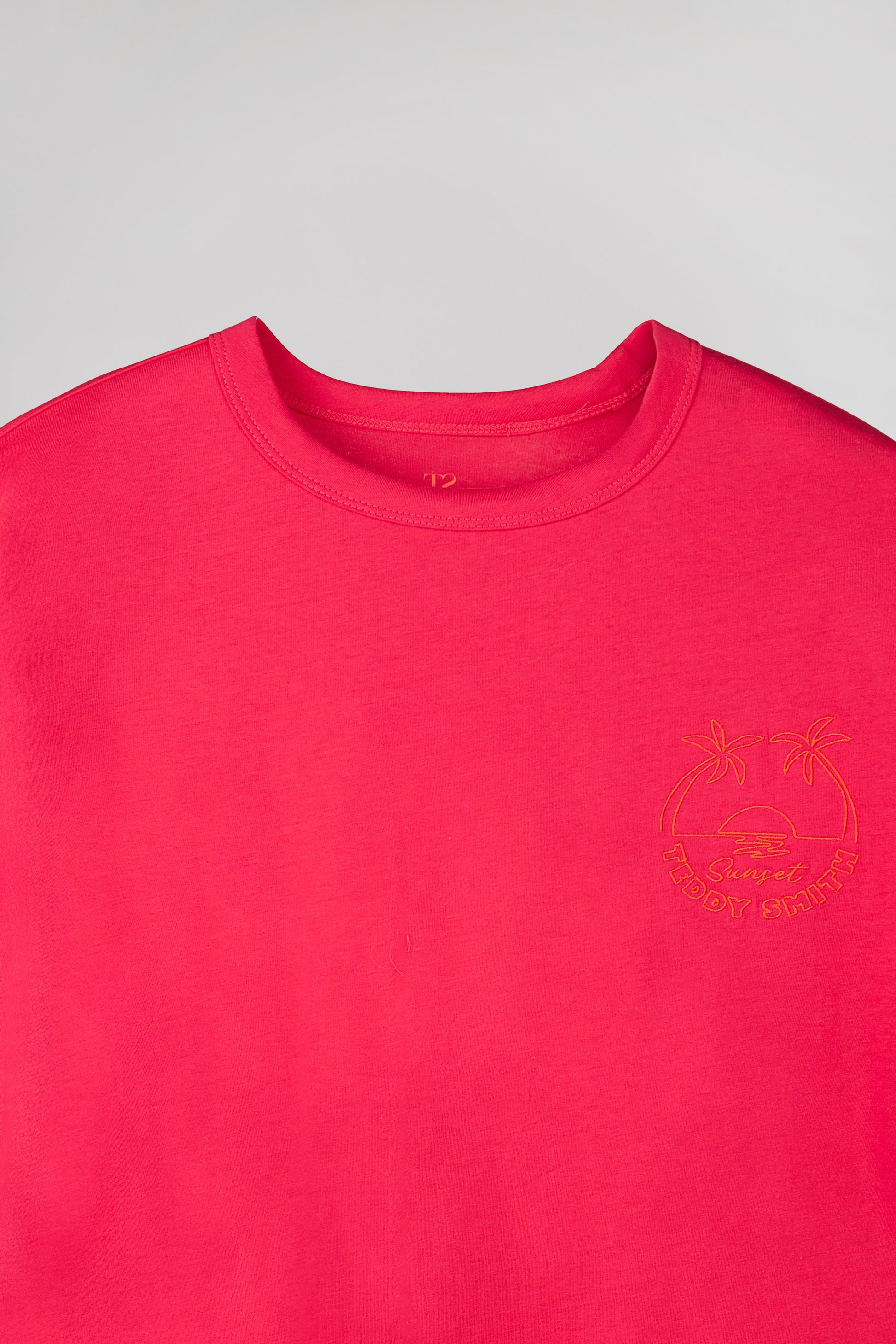 T-shirt T-SURF MC ROSE FUSHIA - Teddy Smith