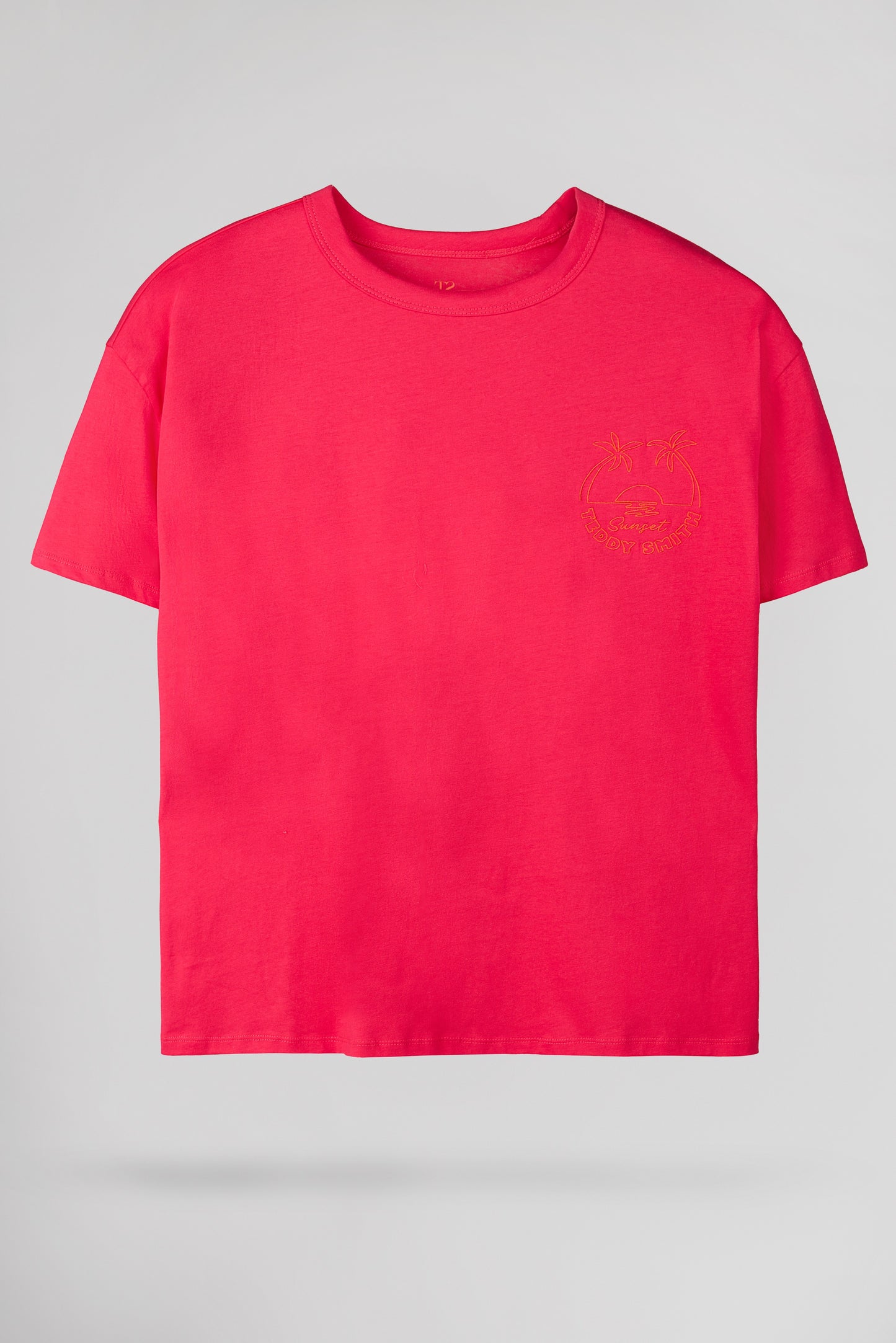 T-shirt T-SURF MC ROSE FUSHIA - Teddy Smith