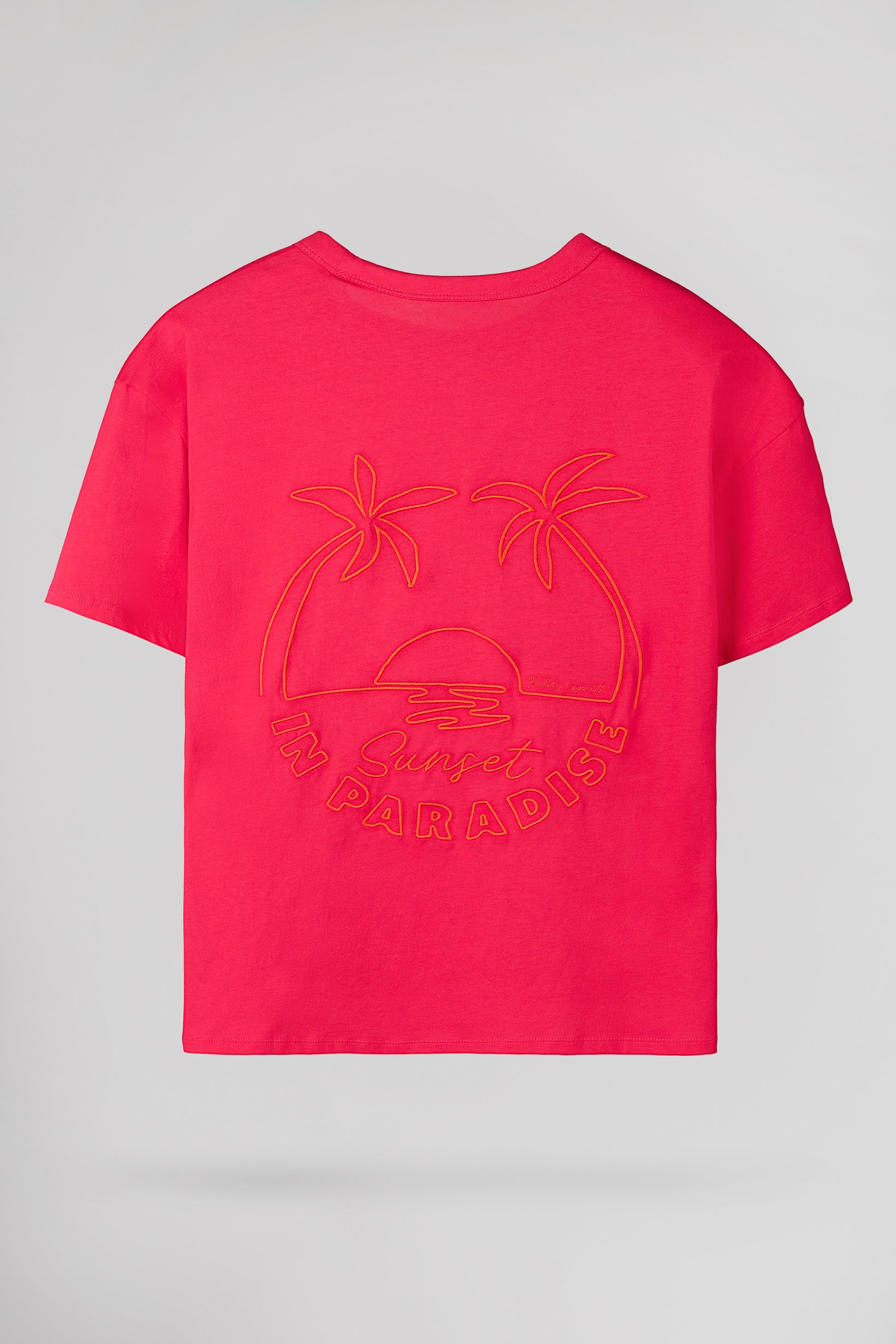 T-shirt T-SURF MC ROSE FUSHIA - Teddy Smith