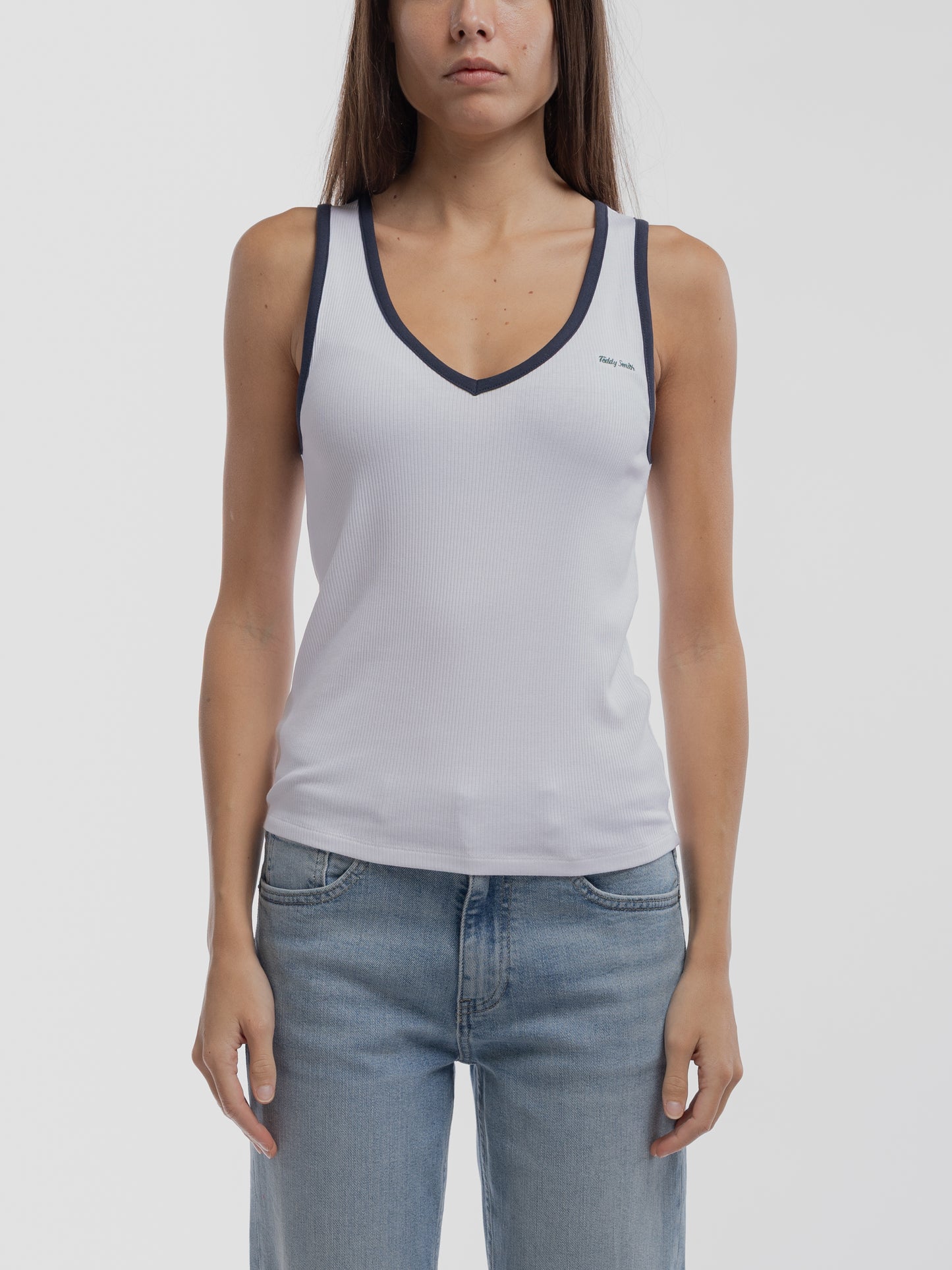 Debardeur D-SIA BLANC - Teddy Smith