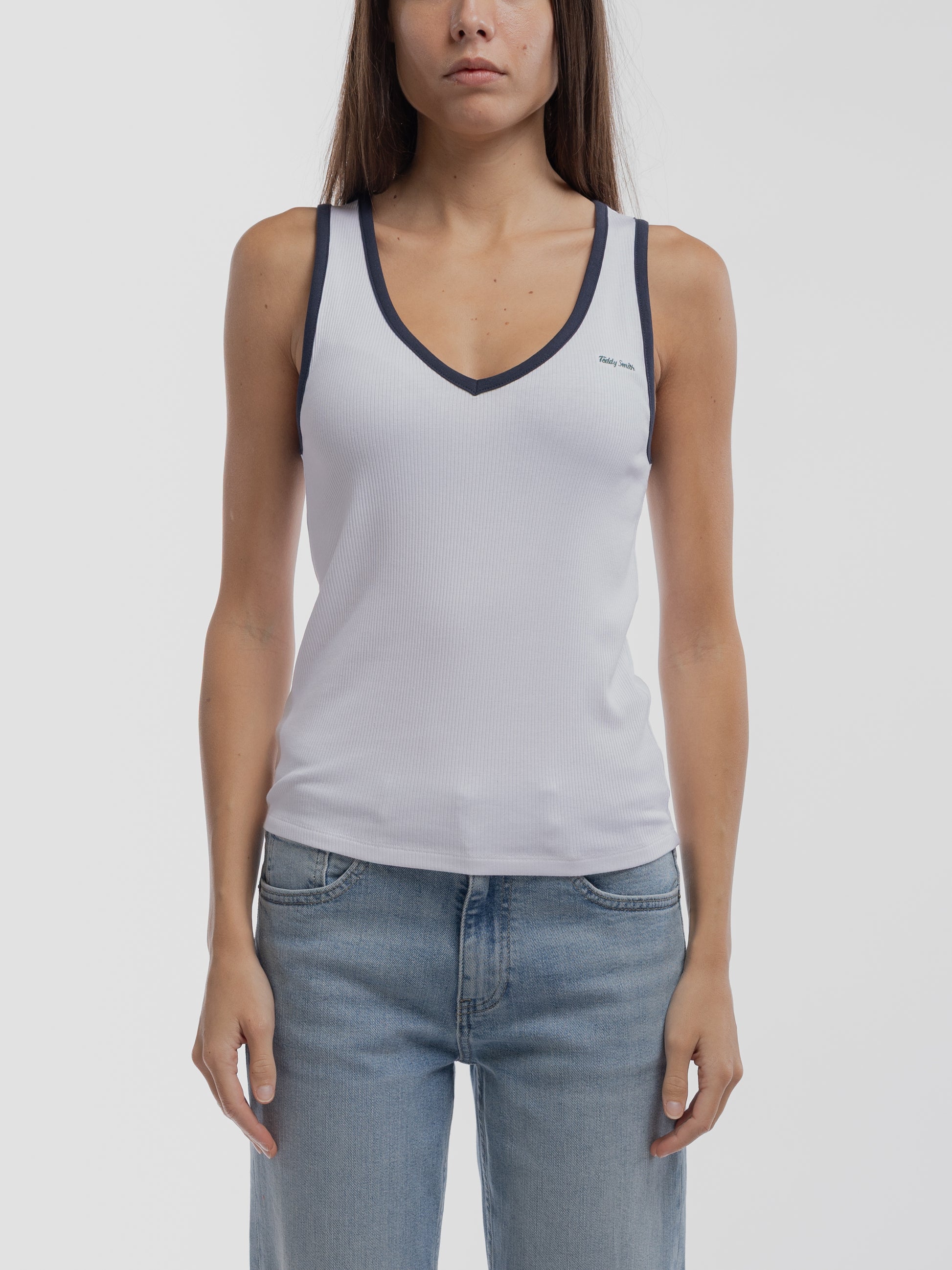 Debardeur D-SIA BLANC - Teddy Smith