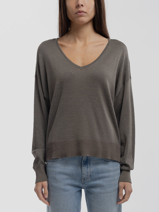 Achat Pull en maille P-LIZIE TURBULENCE KAKI