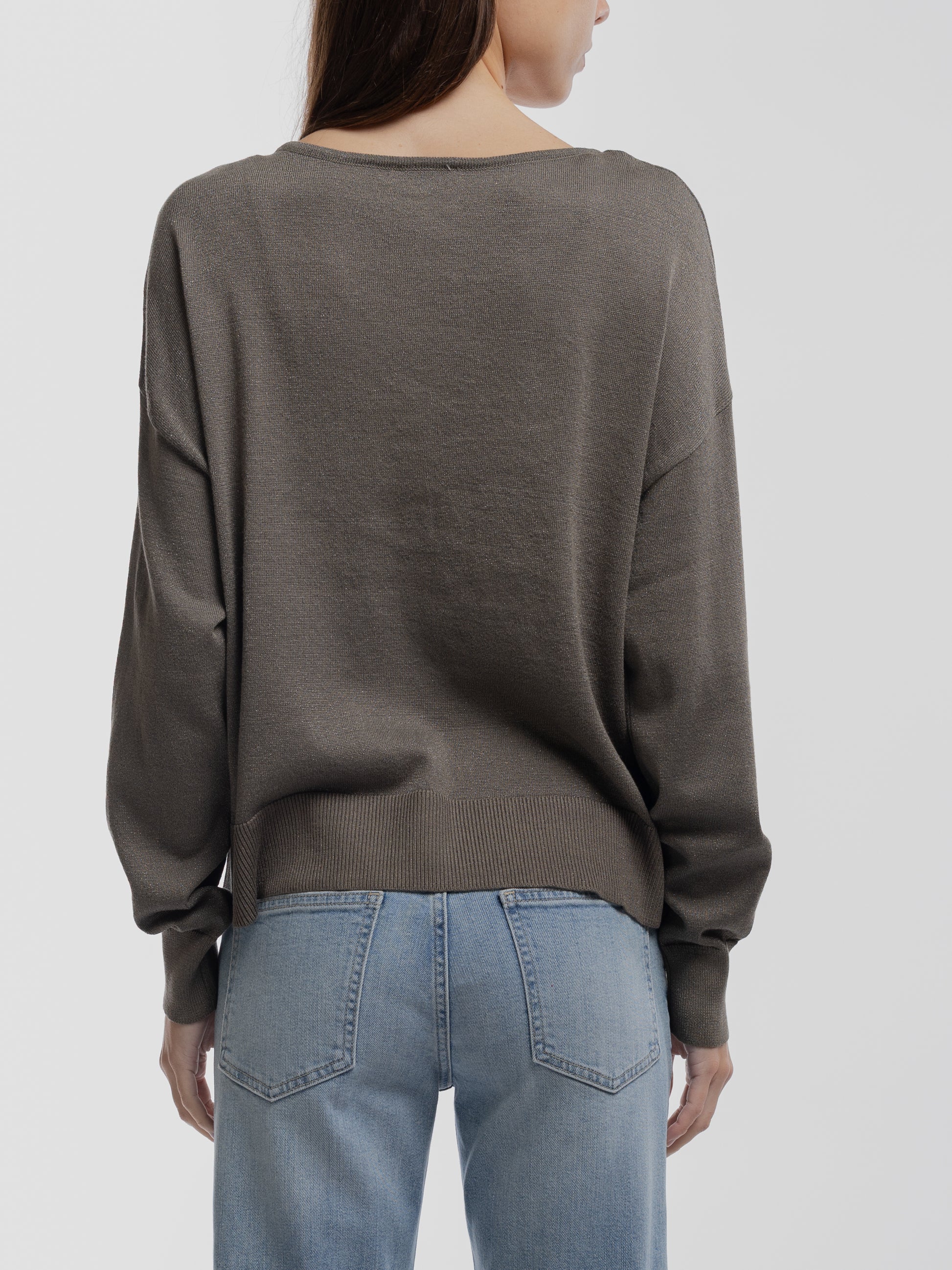 Pull en maille P-LIZIE TURBULENCE KAKI - Teddy Smith