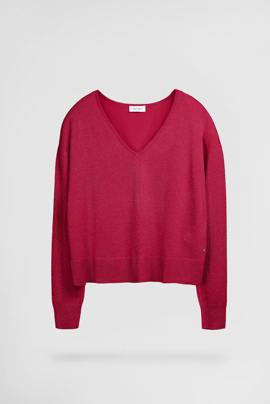 Achat Pull en maille P-LIZIE ROSE FUSHIA