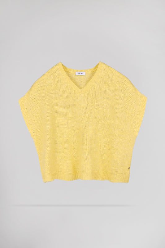 Achat Pull oversize avec laine P-MOCHI JAUNE CITRON - Teddy Smith