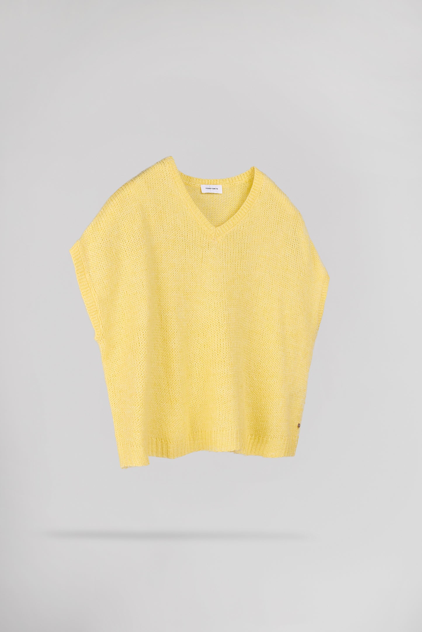 Pull oversize avec laine P-MOCHI JAUNE CITRON - Teddy Smith
