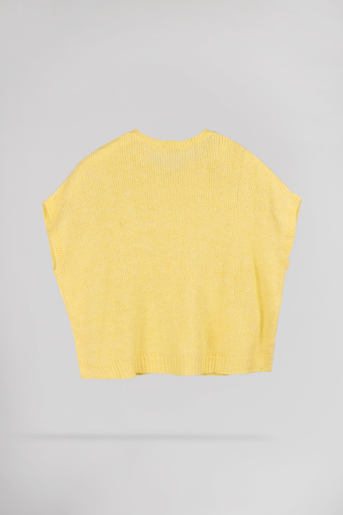 Pull oversize avec laine P-MOCHI JAUNE CITRON - Teddy Smith