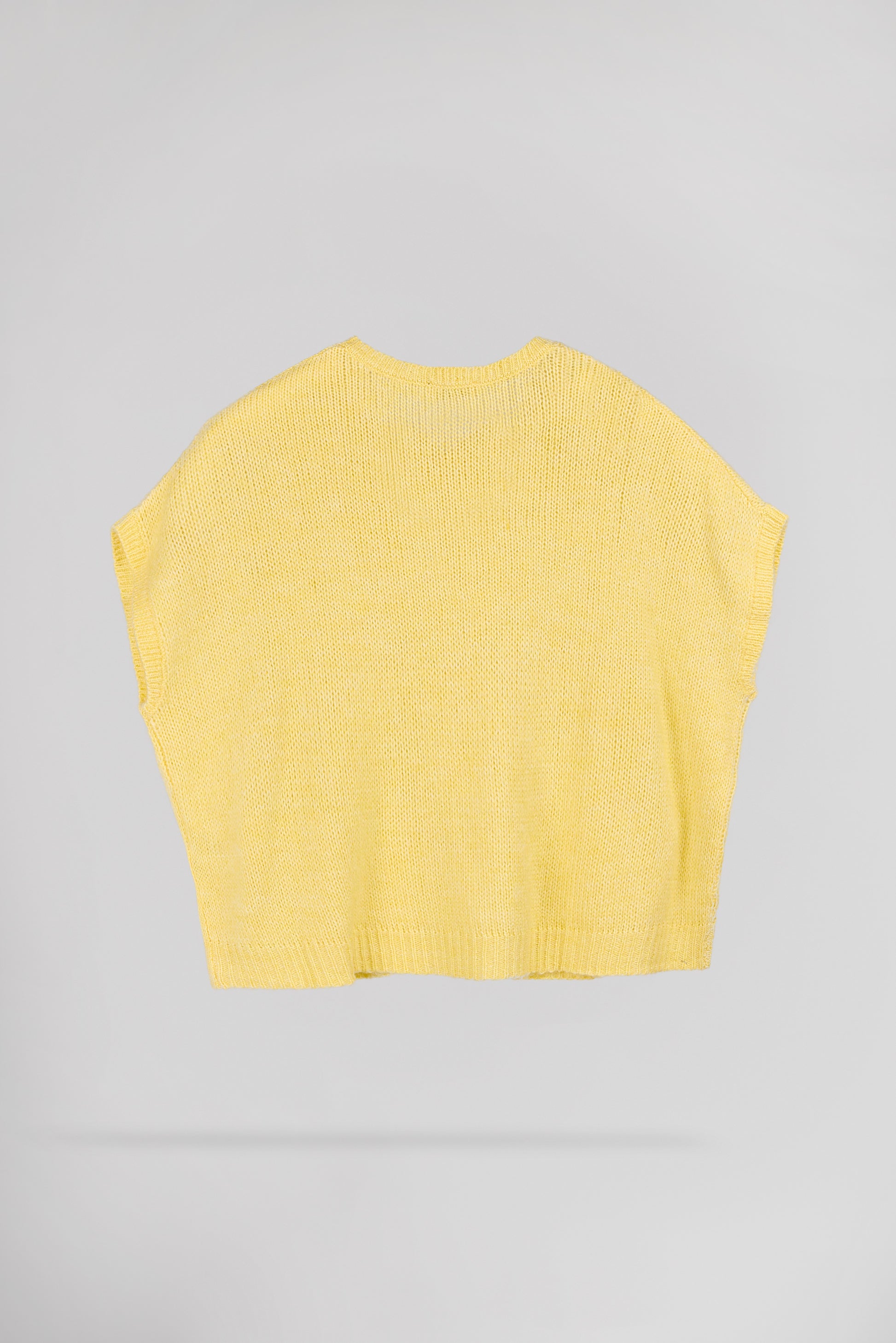 Pull oversize avec laine P-MOCHI JAUNE CITRON - Teddy Smith