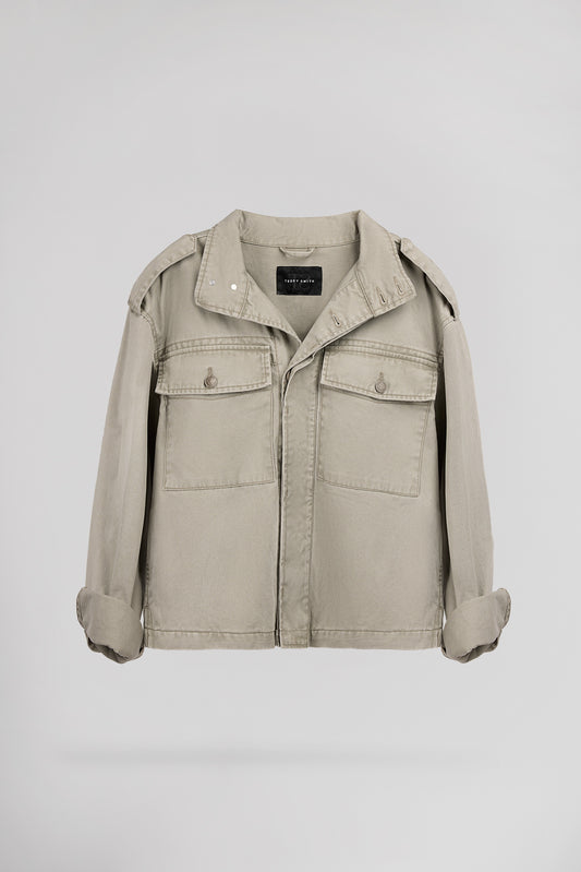 Achat Blouson B-DAKOTA BLEACH KAKI - Teddy Smith