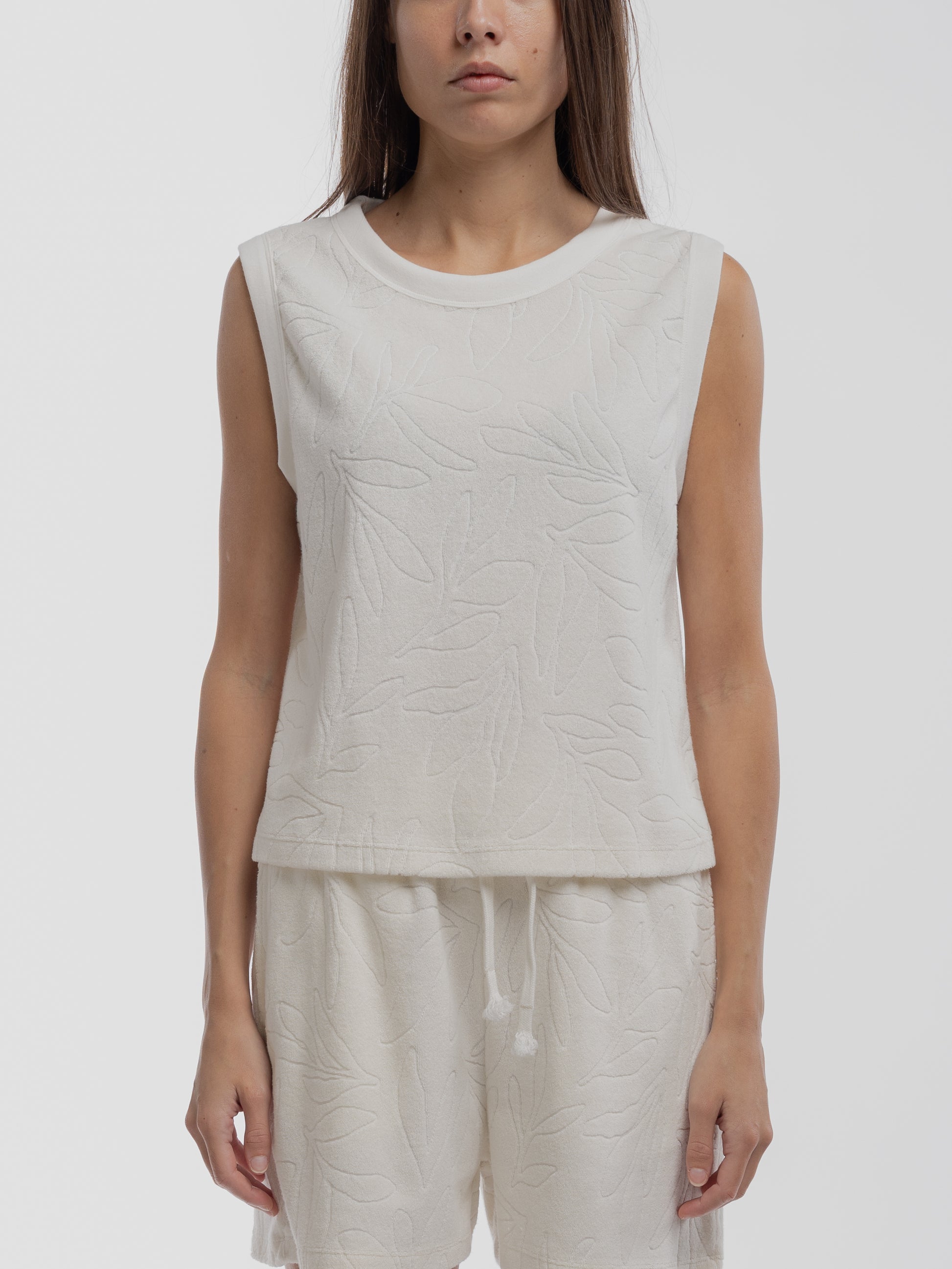 Top T-NOISETTE MIDDLE WHITE - Teddy Smith