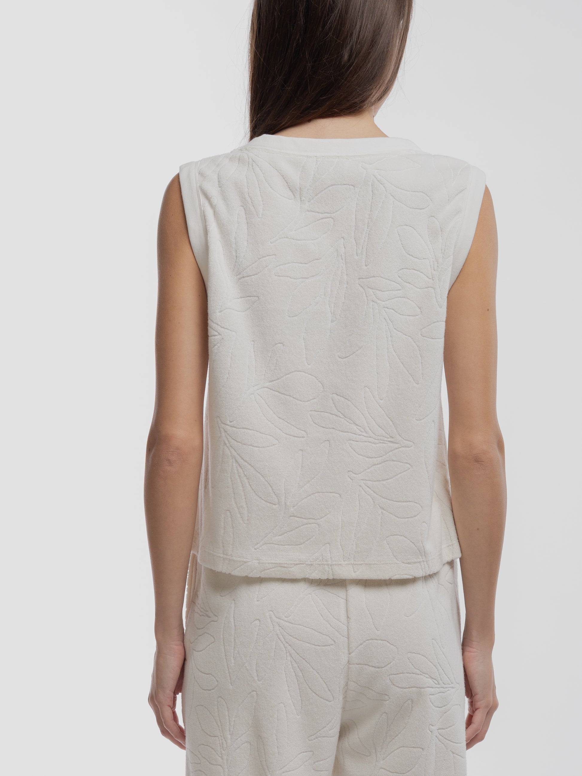 Top T-NOISETTE MIDDLE WHITE - Teddy Smith