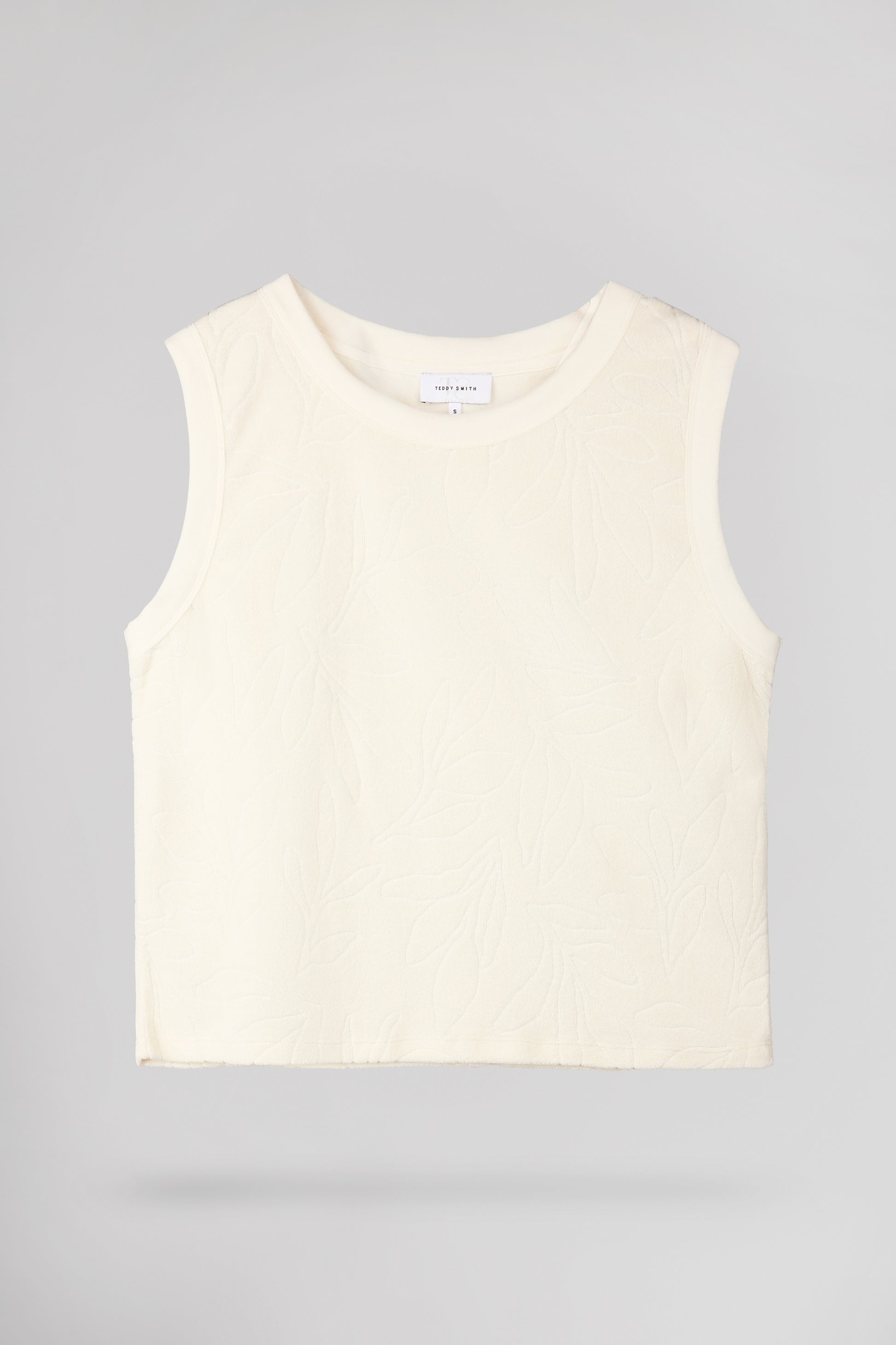 Top T-NOISETTE MIDDLE WHITE - Teddy Smith